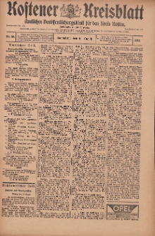 Kostener Kreisblatt: amtliches Veröffentlichungsblatt für den Kreis Kosten 1912.08.10 Jg.47 Nr96