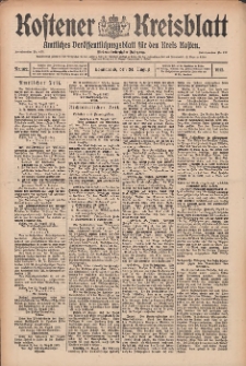 Kostener Kreisblatt: amtliches Veröffentlichungsblatt für den Kreis Kosten 1912.08.24 Jg.47 Nr102