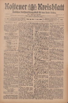 Kostener Kreisblatt: amtliches Ver&ouml;ffentlichungsblatt f&uuml;r den Kreis Kosten 1912.09.17 Jg.47 Nr112