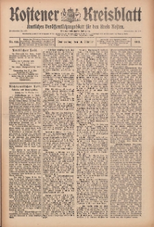 Kostener Kreisblatt: amtliches Veröffentlichungsblatt für den Kreis Kosten 1912.10.10 Jg.47 Nr122