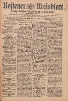 Kostener Kreisblatt: amtliches Ver&ouml;ffentlichungsblatt f&uuml;r den Kreis Kosten 1912.10.26 Jg.47 Nr129