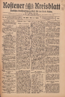 Kostener Kreisblatt: amtliches Veröffentlichungsblatt für den Kreis Kosten 1912.10.26 Jg.47 Nr129