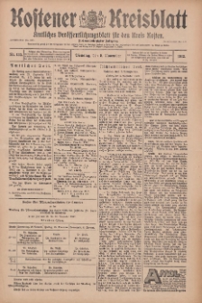Kostener Kreisblatt: amtliches Ver&ouml;ffentlichungsblatt f&uuml;r den Kreis Kosten 1912.11.05 Jg.47 Nr133