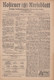Kostener Kreisblatt: amtliches Veröffentlichungsblatt für den Kreis Kosten 1912.11.05 Jg.47 Nr133