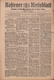 Kostener Kreisblatt: amtliches Veröffentlichungsblatt für den Kreis Kosten 1912.12.05 Jg.47 Nr146