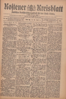 Kostener Kreisblatt: amtliches Ver&ouml;ffentlichungsblatt f&uuml;r den Kreis Kosten 1912.12.10 Jg.47 Nr148