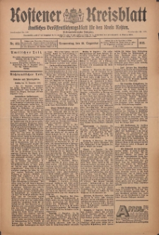 Kostener Kreisblatt: amtliches Ver&ouml;ffentlichungsblatt f&uuml;r den Kreis Kosten 1912.12.19 Jg.47 Nr152