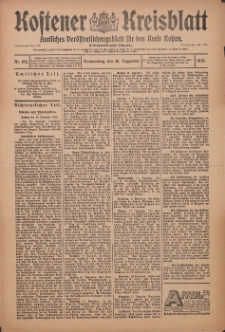 Kostener Kreisblatt: amtliches Veröffentlichungsblatt für den Kreis Kosten 1912.12.19 Jg.47 Nr152