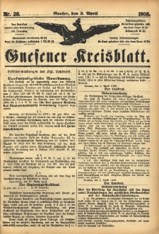 Gnesener Kreisblatt 1908.04.05 Nr28