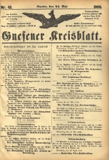 Gnesener Kreisblatt 1908.05.24 Nr42