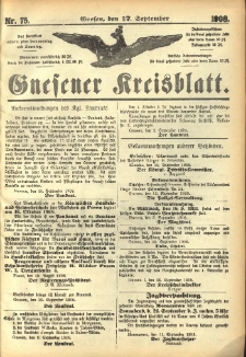 Gnesener Kreisblatt 1908.09.17 Nr75