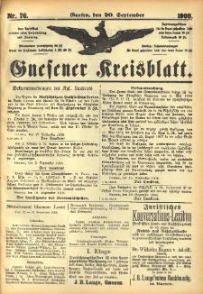Gnesener Kreisblatt 1908.09.20 Nr76