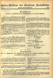 Extra-Beilage des Gnesener Kreisblatts 1908.09.20 Nr76