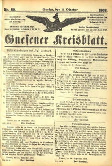 Gnesener Kreisblatt 1908.10.04 Nr80