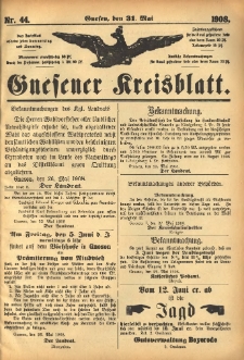 Gnesener Kreisblatt 1908.05.31 Nr44