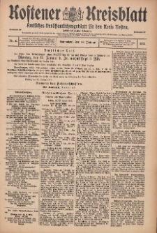 Kostener Kreisblatt: amtliches Veröffentlichungsblatt für den Kreis Kosten 1913.01.18 Jg.48 Nr8