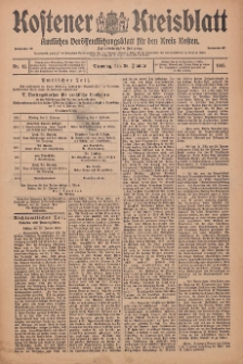 Kostener Kreisblatt: amtliches Veröffentlichungsblatt für den Kreis Kosten 1913.01.28 Jg.48 Nr12