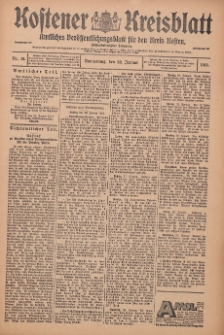 Kostener Kreisblatt: amtliches Ver&ouml;ffentlichungsblatt f&uuml;r den Kreis Kosten 1913.01.30 Jg.48 Nr13