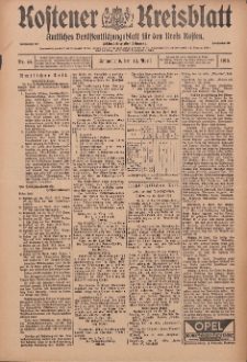 Kostener Kreisblatt: amtliches Veröffentlichungsblatt für den Kreis Kosten 1913.04.12 Jg.48 Nr44
