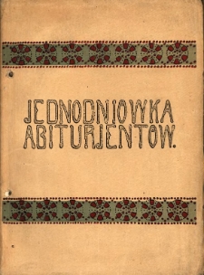 Jednodniówka abiturjentów: Poznań 1913
