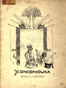 Jednodni&oacute;wka Korpusu Kadet&oacute;w No 3 : 1918-1928