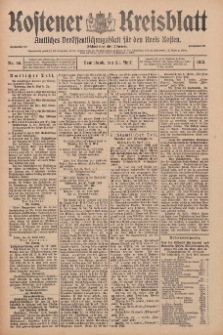 Kostener Kreisblatt: amtliches Veröffentlichungsblatt für den Kreis Kosten 1913.04.26 Jg.48 Nr50