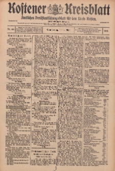 Kostener Kreisblatt: amtliches Ver&ouml;ffentlichungsblatt f&uuml;r den Kreis Kosten 1913.05.01 Jg.48 Nr52