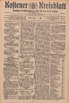 Kostener Kreisblatt: amtliches Veröffentlichungsblatt für den Kreis Kosten 1913.05.01 Jg.48 Nr52