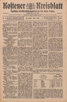 Kostener Kreisblatt: amtliches Veröffentlichungsblatt für den Kreis Kosten 1913.05.08 Jg.48 Nr55