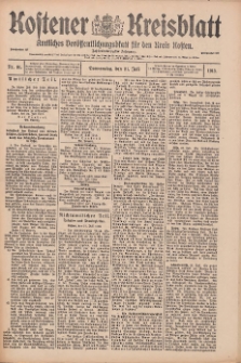 Kostener Kreisblatt: amtliches Ver&ouml;ffentlichungsblatt f&uuml;r den Kreis Kosten 1913.07.31 Jg.48 Nr91