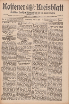 Kostener Kreisblatt: amtliches Veröffentlichungsblatt für den Kreis Kosten 1913.07.31 Jg.48 Nr91