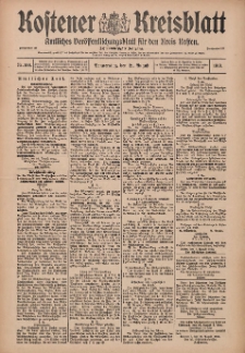 Kostener Kreisblatt: amtliches Veröffentlichungsblatt für den Kreis Kosten 1913.08.21 Jg.48 Nr100