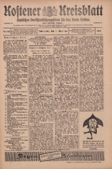 Kostener Kreisblatt: amtliches Ver&ouml;ffentlichungsblatt f&uuml;r den Kreis Kosten 1913.11.06 Jg.48 Nr133