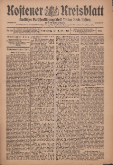 Kostener Kreisblatt: amtliches Ver&ouml;ffentlichungsblatt f&uuml;r den Kreis Kosten 1913.12.18 Jg.48 Nr151