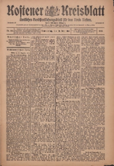 Kostener Kreisblatt: amtliches Veröffentlichungsblatt für den Kreis Kosten 1913.12.18 Jg.48 Nr151