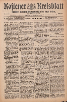 Kostener Kreisblatt: amtliches Ver&ouml;ffentlichungsblatt f&uuml;r den Kreis Kosten 1913.12.20 Jg.48 Nr152