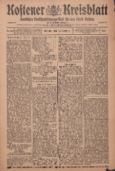 Kostener Kreisblatt: amtliches Ver&ouml;ffentlichungsblatt f&uuml;r den Kreis Kosten 1913.12.23 Jg.48 Nr153