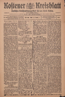Kostener Kreisblatt: amtliches Veröffentlichungsblatt für den Kreis Kosten 1913.12.23 Jg.48 Nr153