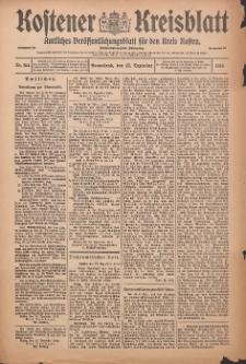 Kostener Kreisblatt: amtliches Veröffentlichungsblatt für den Kreis Kosten 1913.12.27 Jg.48 Nr154