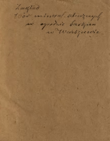 Cennik Instytutu W&oacute;d Mineralnych Sztucznych w Ogrodzie Saskim w Warszawie...