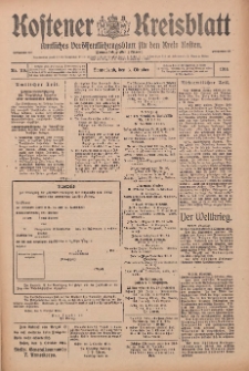 Kostener Kreisblatt: amtliches Veröffentlichungsblatt für den Kreis Kosten 1914.10.03 Jg.49 Nr119