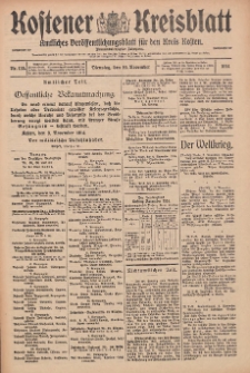 Kostener Kreisblatt: amtliches Veröffentlichungsblatt für den Kreis Kosten 1914.11.10 Jg.49 Nr135