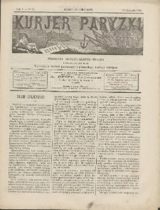 Kurjer Paryzki: dwutygodnik polityczny-literacki-społeczny: organ patrjotyczny polski 1882.11.15 R.2 Nr29