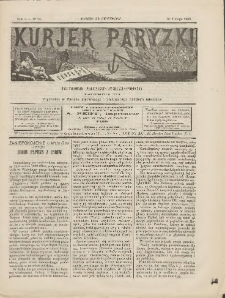 Kurjer Paryzki: dwutygodnik polityczny-literacki-społeczny: organ patrjotyczny polski 1883.02.01 R.3 Nr34