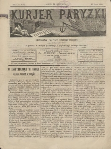 Kurjer Paryzki: dwutygodnik polityczny-literacki-społeczny: organ patrjotyczny polski 1883.03.15 R.3 Nr37