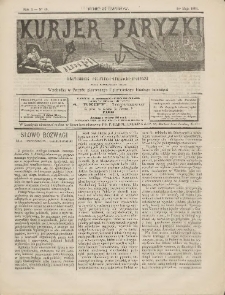 Kurjer Paryzki: dwutygodnik polityczny-literacki-społeczny: organ patrjotyczny polski 1883.05.01 R.3 Nr40