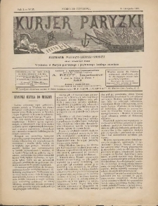 Kurjer Paryzki: dwutygodnik polityczny-literacki-społeczny: organ patrjotyczny polski 1883.11.15 R.3 Nr53