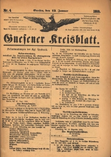 Gnesener Kreisblatt 1910.01.13 Nr4