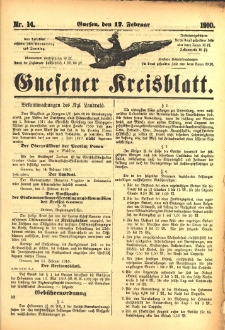 Gnesener Kreisblatt 1910.02.17 Nr14