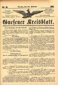 Gnesener Kreisblatt 1910.02.24 Nr16